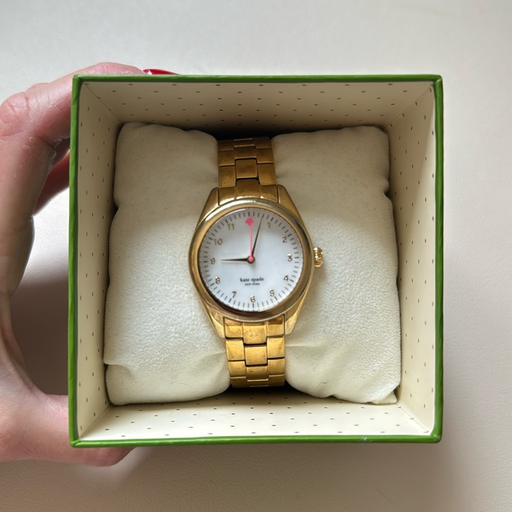 Kate Spade Women’s Seaport Gold Watch